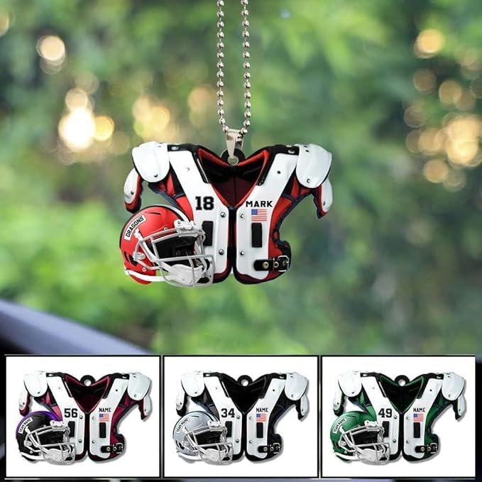 Personalized Sports Gift - Customize American Football Ornament LL8