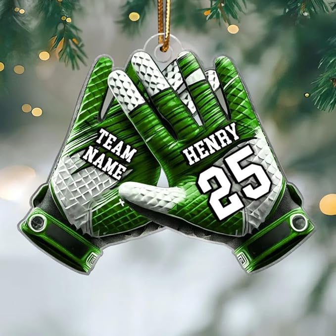Personalized Football Uniform Ornament - American Football Ornament Gift LL27