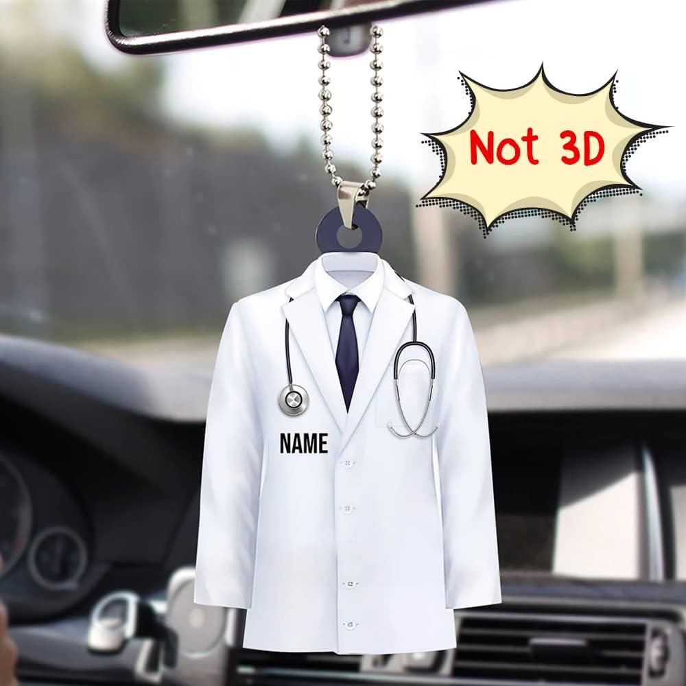 Custom Nurse Uniform Ornament - Nurse Christmas Ornament Design 06