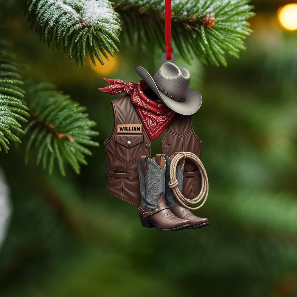 Custom Horse Riding Ornament | Personalized Equestrian Holiday Gift for Riders, Trainers & Horse Owners THH12