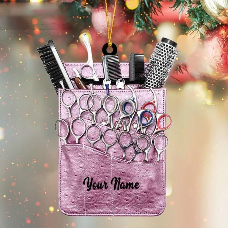 Custom Hair Stylist , Barbershop Ornament