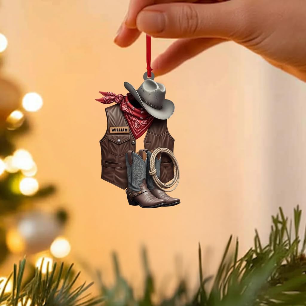 Custom Horse Riding Ornament | Personalized Equestrian Holiday Gift for Riders, Trainers & Horse Owners THH12