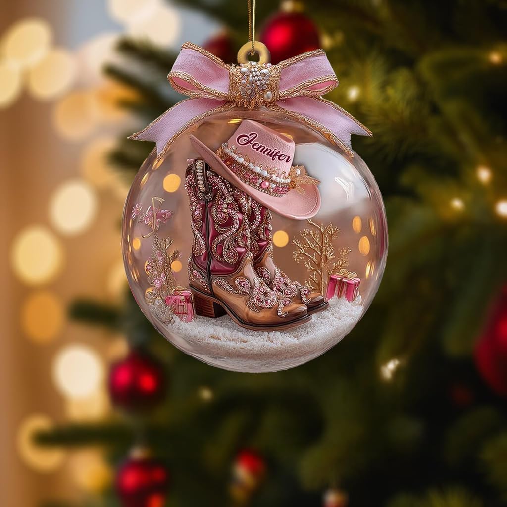 Custom Horse Riding Ornament | Personalized Equestrian Holiday Gift for Riders, Trainers & Horse Owners THH9