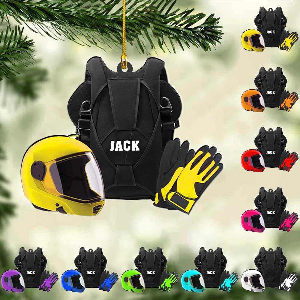 Custom Skydiving Christmas Ornament – Skydiver Xmas Decor O11