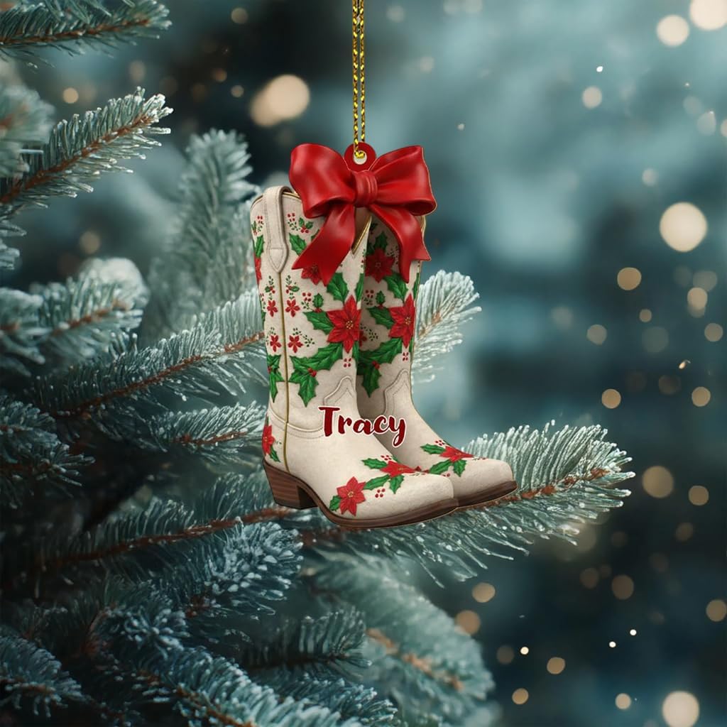 Custom Horse Riding Ornament | Personalized Equestrian Holiday Gift for Riders, Trainers & Horse Owners THH8