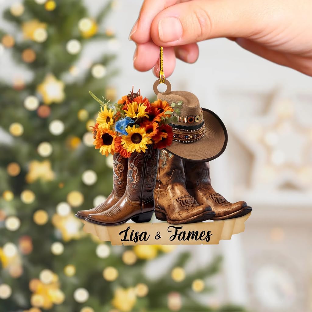 Custom Horse Riding Ornament | Personalized Equestrian Holiday Gift for Riders, Trainers & Horse Owners THH11