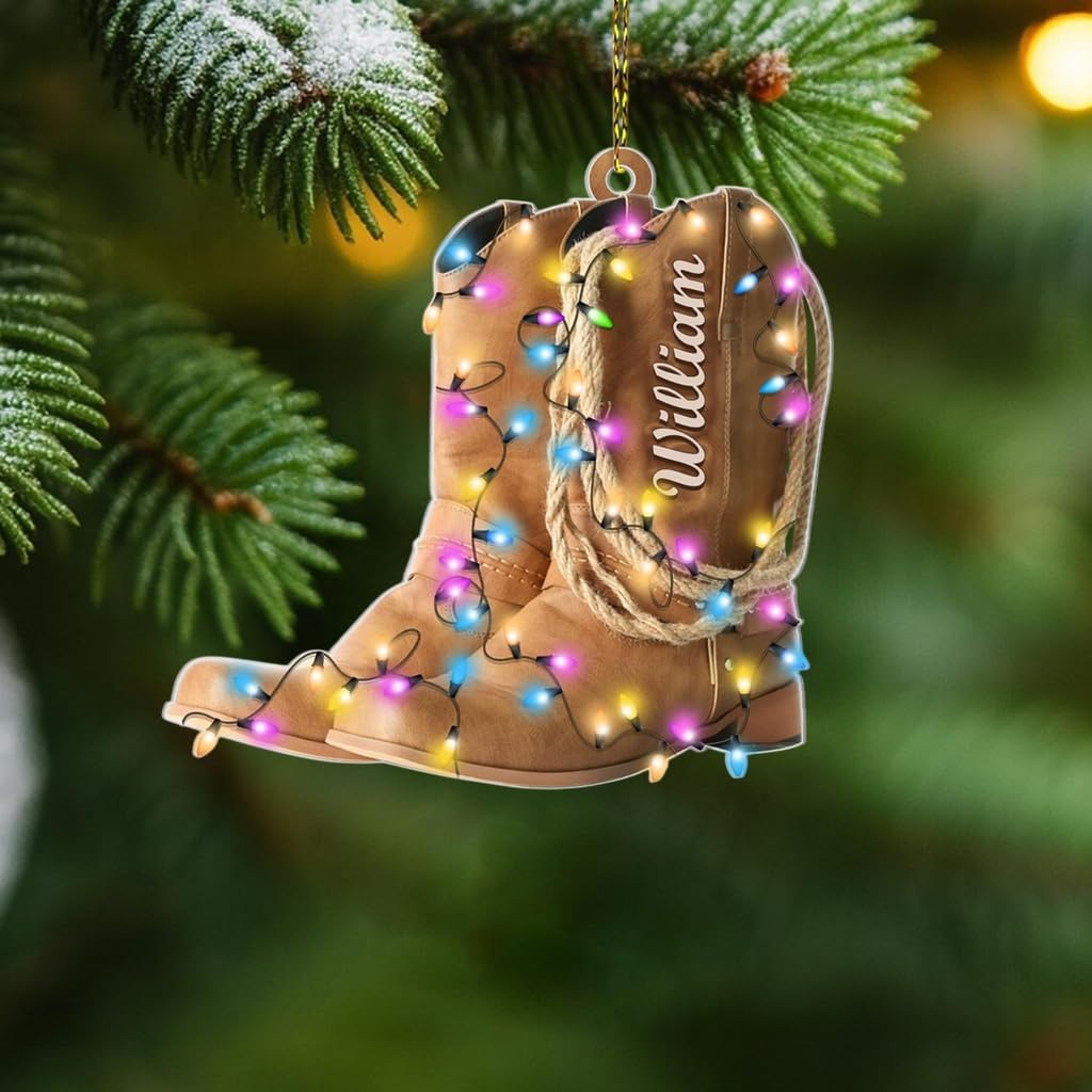 Custom Horse Riding Ornament | Personalized Equestrian Holiday Gift for Riders, Trainers & Horse Owners THH14
