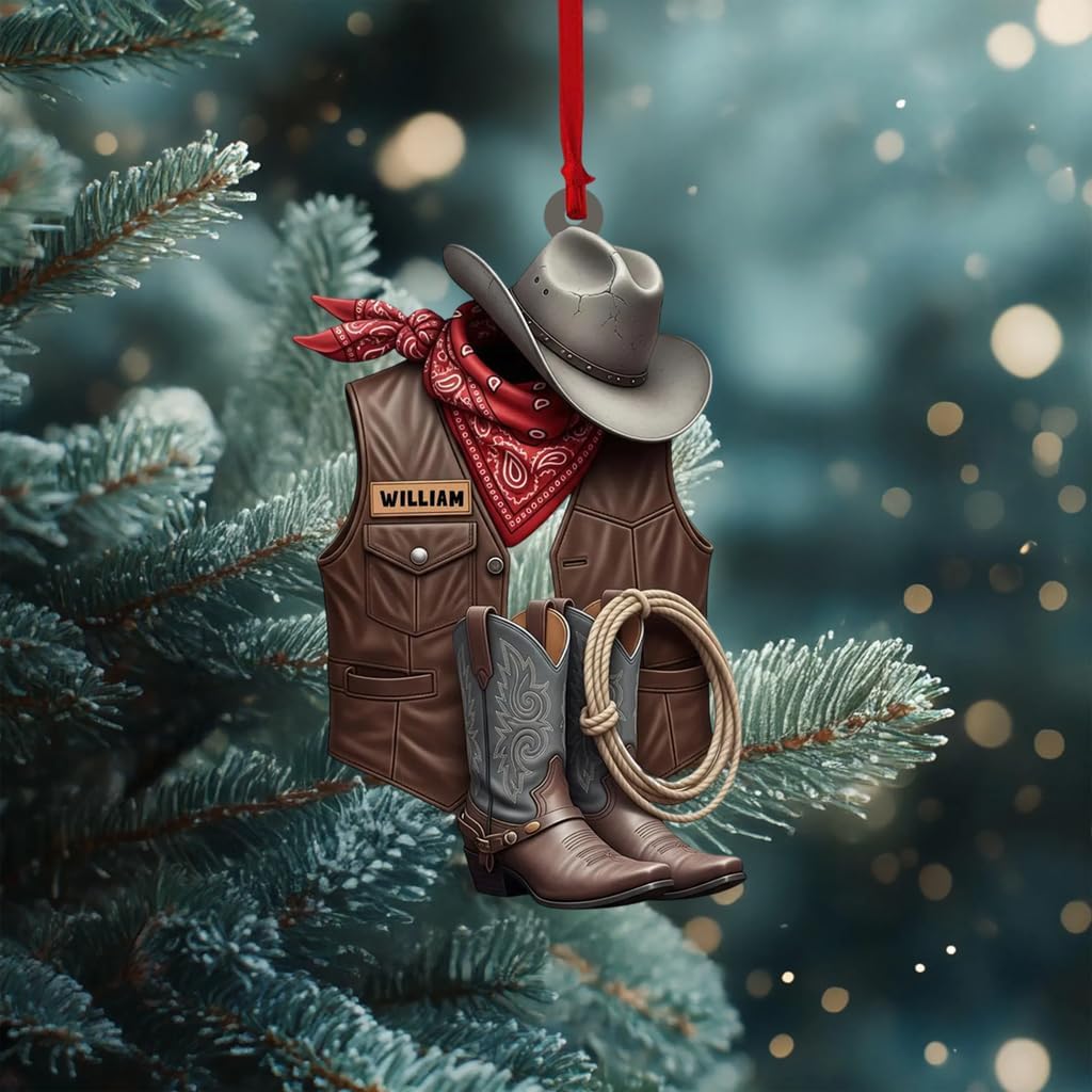 Custom Horse Riding Ornament | Personalized Equestrian Holiday Gift for Riders, Trainers & Horse Owners THH12