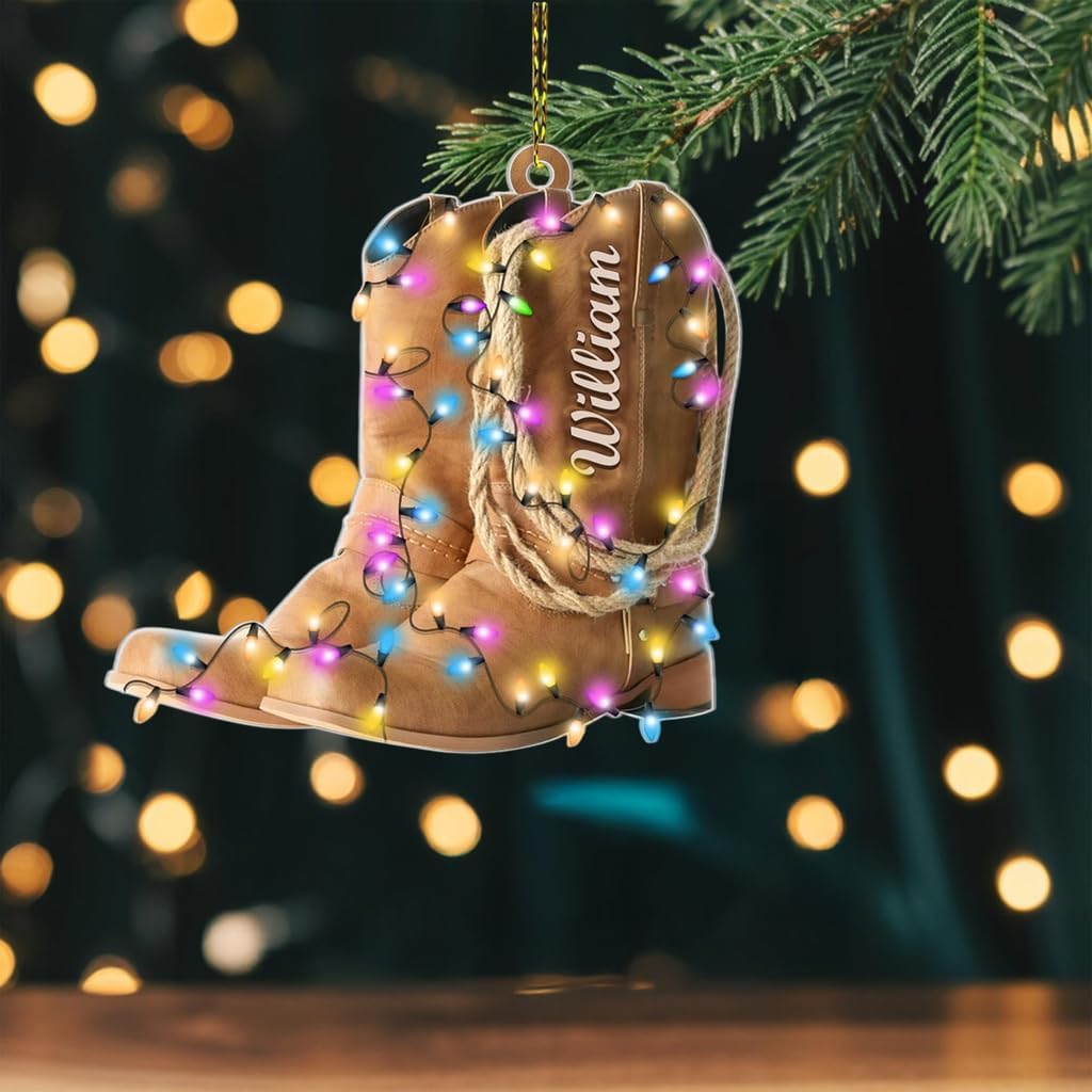 Custom Horse Riding Ornament | Personalized Equestrian Holiday Gift for Riders, Trainers & Horse Owners THH14