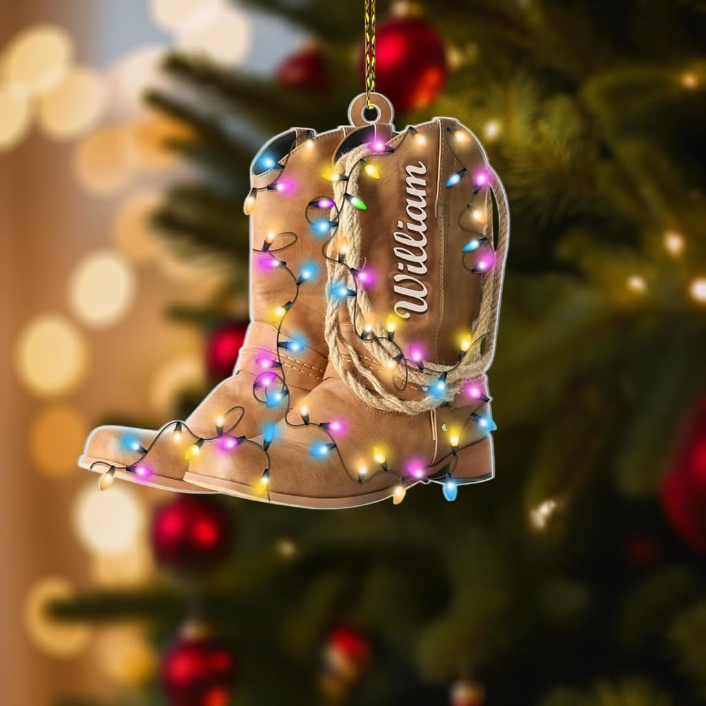 Custom Horse Riding Ornament | Personalized Equestrian Holiday Gift for Riders, Trainers & Horse Owners THH14