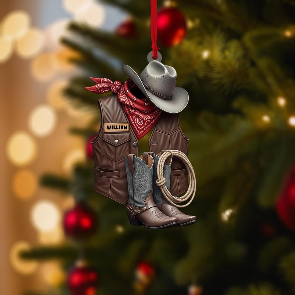 Custom Horse Riding Ornament | Personalized Equestrian Holiday Gift for Riders, Trainers & Horse Owners THH12