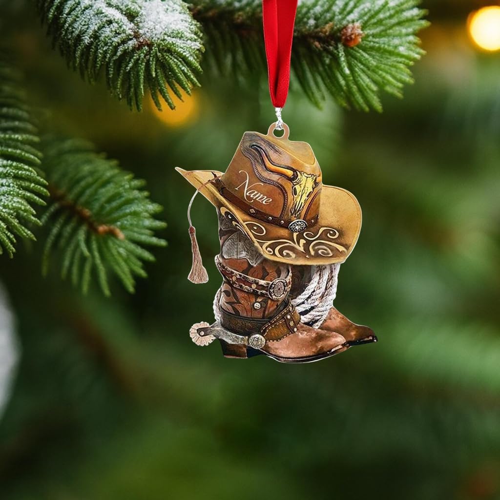 Custom Horse Riding Ornament | Personalized Equestrian Holiday Gift for Riders, Trainers & Horse Owners THH7