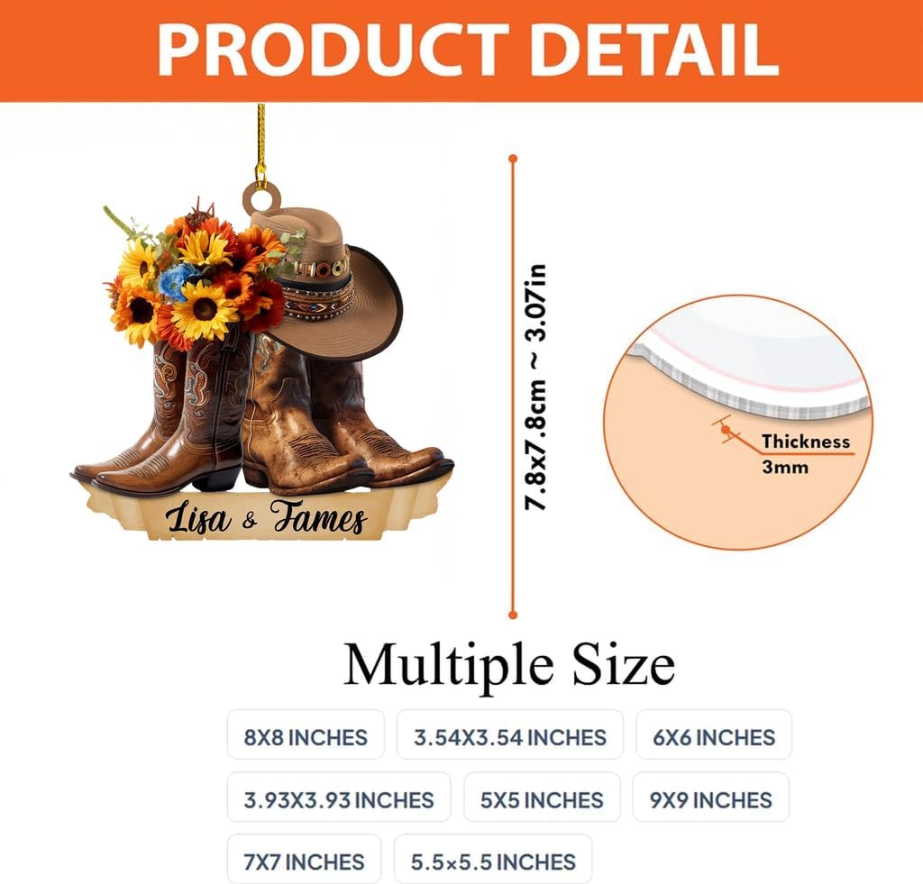 Custom Horse Riding Ornament | Personalized Equestrian Holiday Gift for Riders, Trainers & Horse Owners THH11