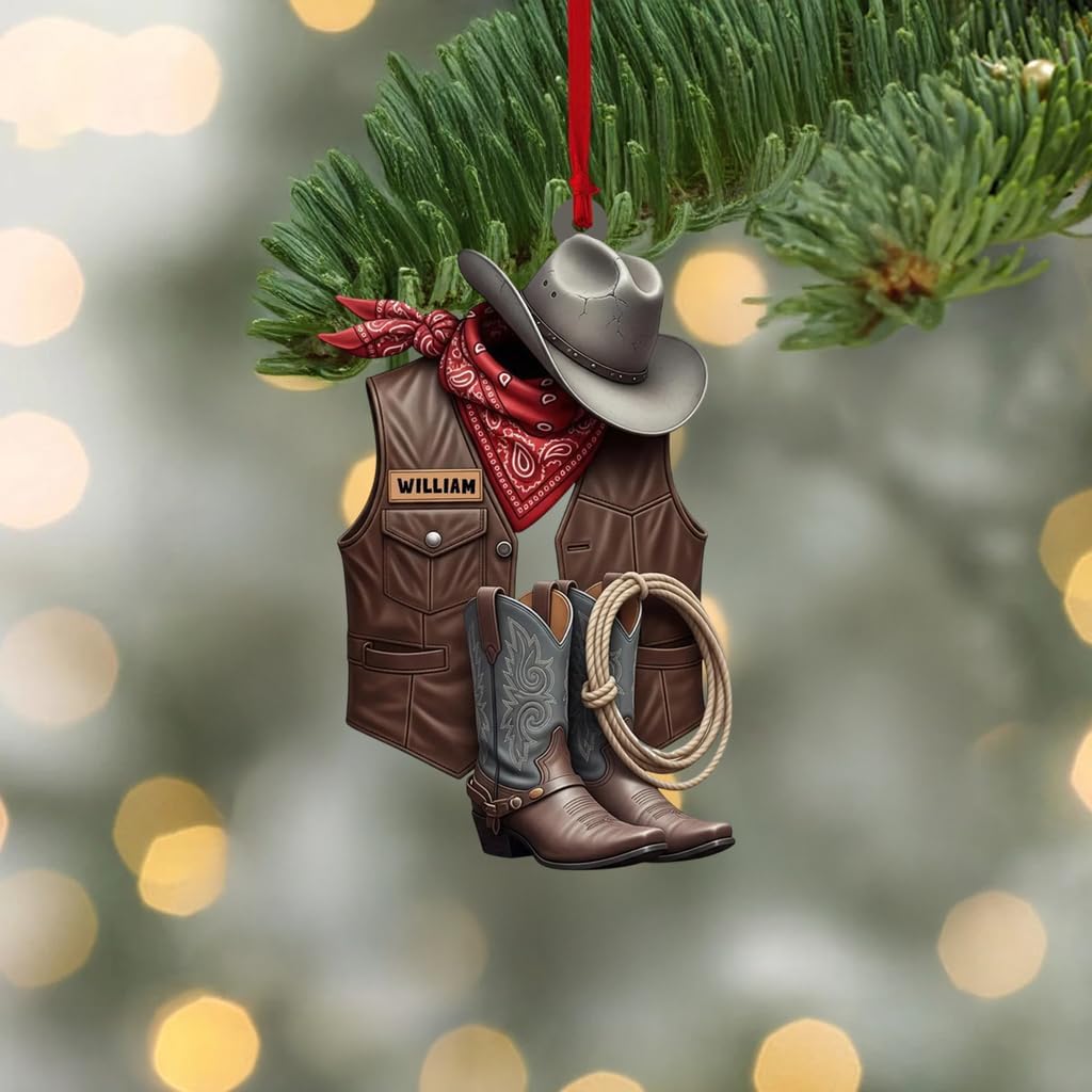 Custom Horse Riding Ornament | Personalized Equestrian Holiday Gift for Riders, Trainers & Horse Owners THH12