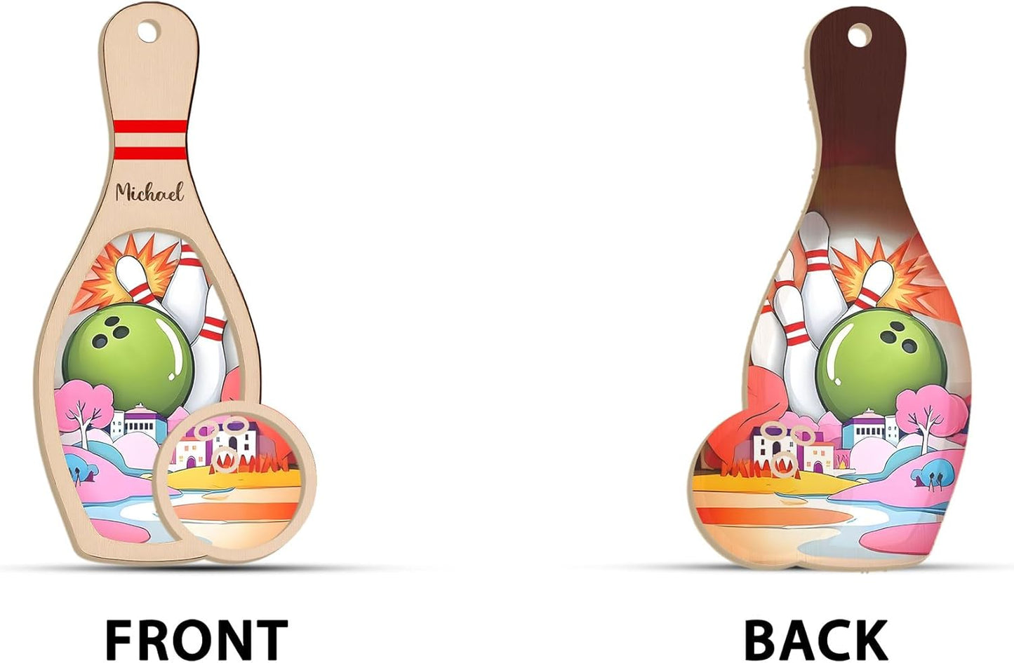 Custom Bowling Tools Ornament - Bowling Ornament Bowl 7