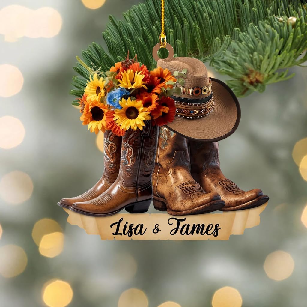 Custom Horse Riding Ornament | Personalized Equestrian Holiday Gift for Riders, Trainers & Horse Owners THH11