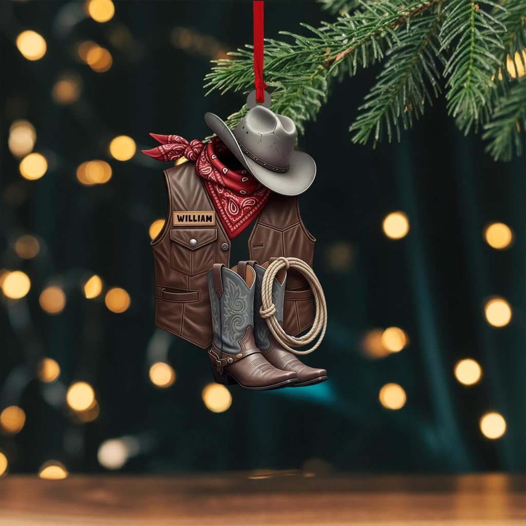 Custom Horse Riding Ornament | Personalized Equestrian Holiday Gift for Riders, Trainers & Horse Owners THH12