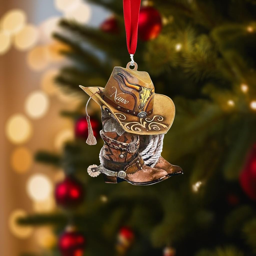 Custom Horse Riding Ornament | Personalized Equestrian Holiday Gift for Riders, Trainers & Horse Owners THH7