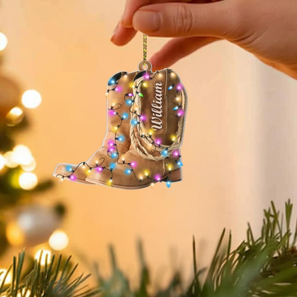 Custom Horse Riding Ornament | Personalized Equestrian Holiday Gift for Riders, Trainers & Horse Owners THH14