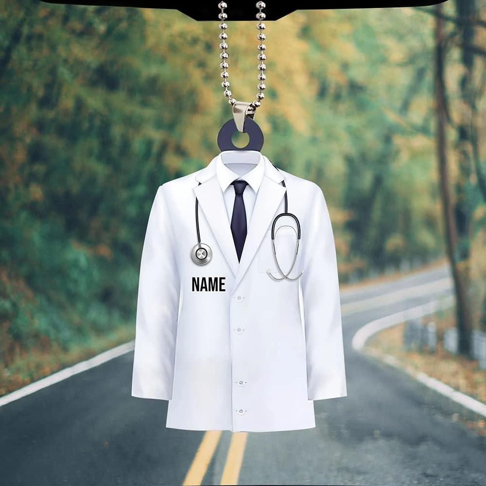 Custom Nurse Uniform Ornament - Nurse Christmas Ornament Design 06