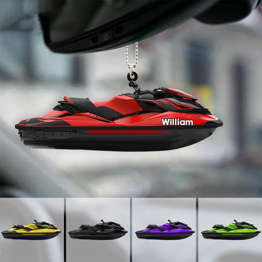 Personalized Diver Christmas Ornament – Custom Name Scuba Diving 2D Flat Acrylic Ornament, Gift for Divers and Ocean Lovers, Sport Holiday Decoration TSD4