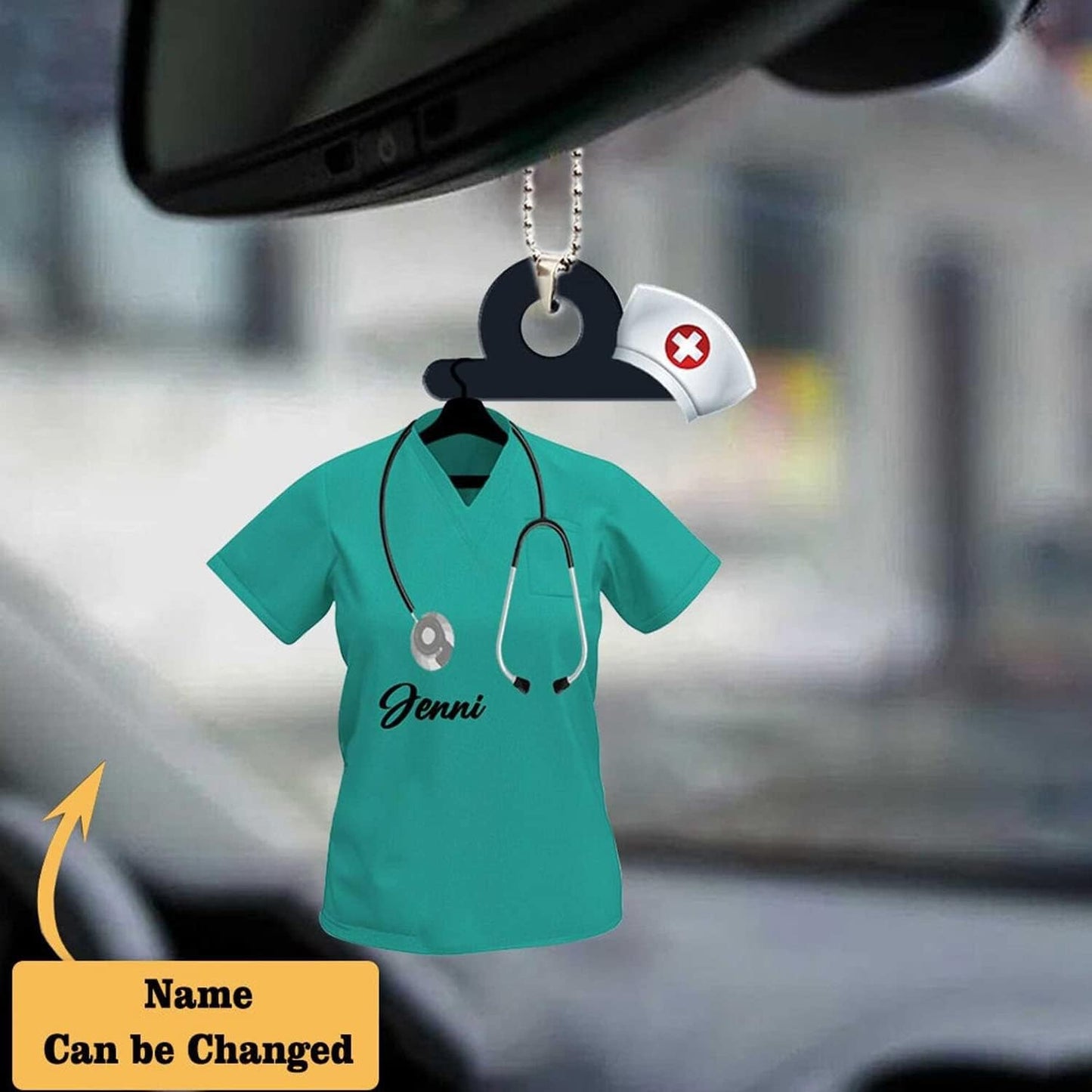 Custom Nurse Uniform Ornament - Nurse Christmas Ornament Design 11