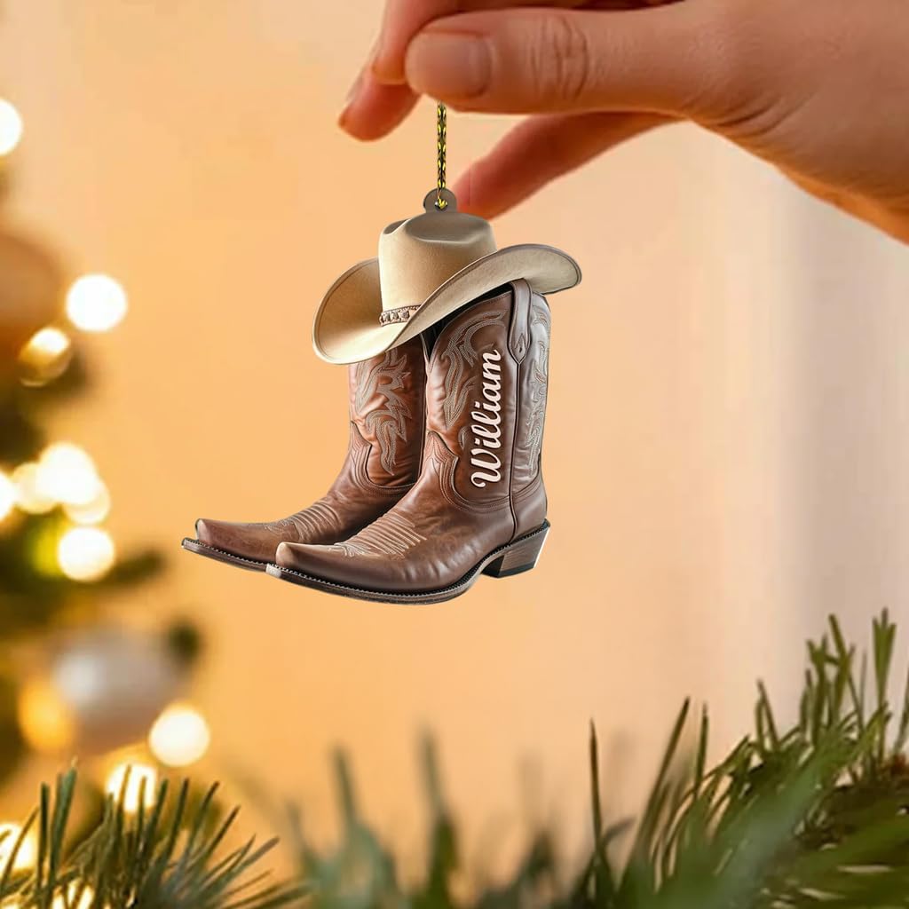 Custom Horse Riding Ornament | Personalized Equestrian Holiday Gift for Riders, Trainers & Horse Owners THH15
