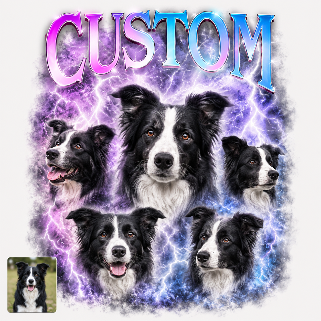 Custom Photo Bootleg Dog Unisex Wash T-Shirt, Personalized Pet Lover Gift | Gift For Dog Lovers THUC99