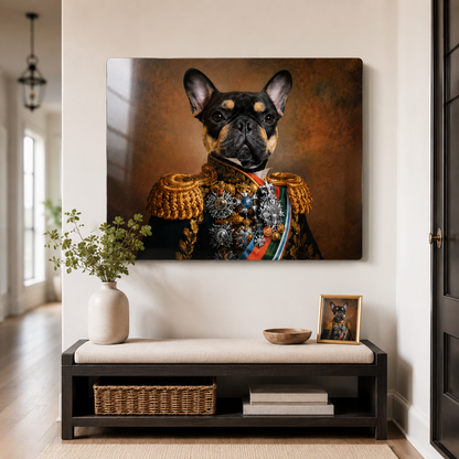 Personalized Pet Portrait Metal Print – Custom Dog Wall Art Gift For Pet Lover THUC99
