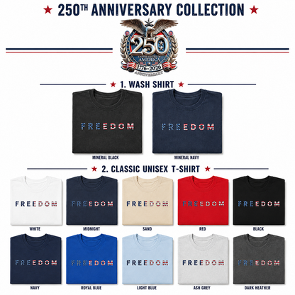 America Birthday T-Shirt 1776–2026, USA Freedom Celebration Unisex Tee THUC99