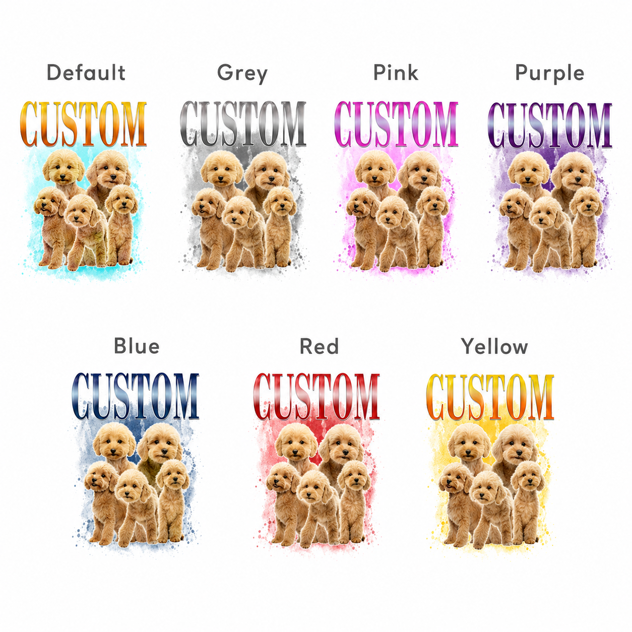 Custom Pet Photo Bootleg Unisex Wash T-Shirt, Personalized Dog Mom Gift | Gift For Pet Lovers THUC99