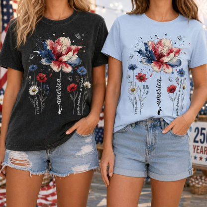 USA 250 Years Patriotic Tee, American Heritage Anniversary Unisex T-Shirt THUC99