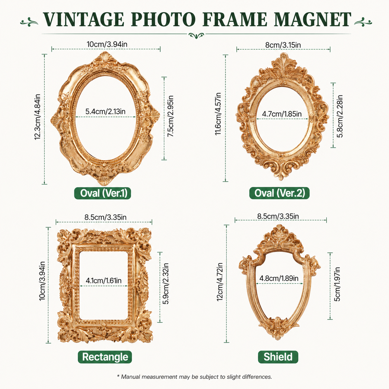 Custom Dog Portrait Magnet, Vintage Photo Frame Refrigerator Magnet, Pet Memorial Gift THUC99