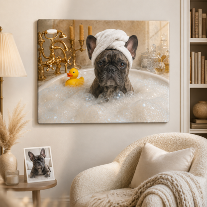 Custom Pet Metal Wall Art – Personalized Dog Portrait From Photo Gift For Pet Lover THUC99