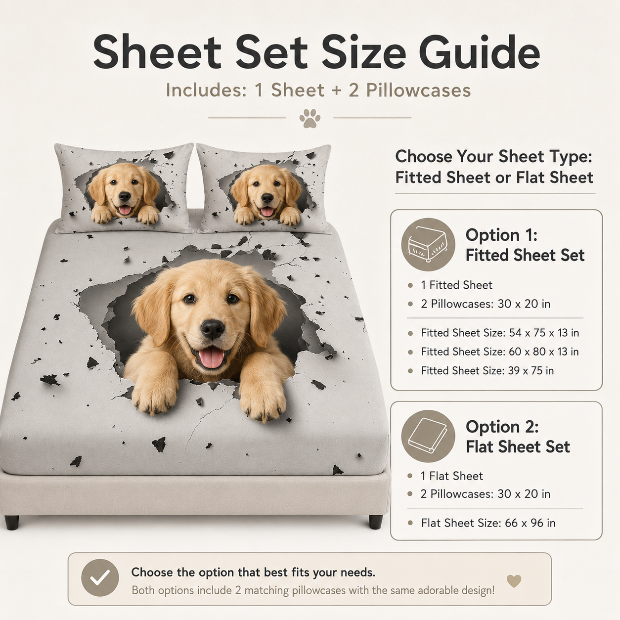 Custom Photo Dog Bedding Set, Dog Lover Bedroom Decor Gift THUC99