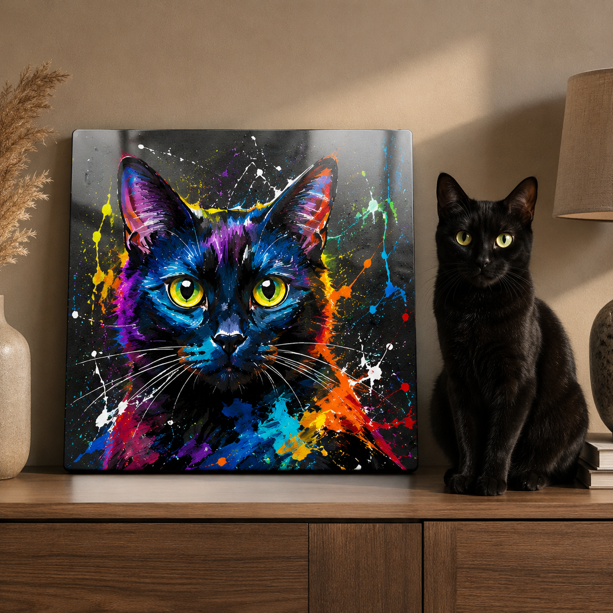 Custom Pet Metal Print – Personalized Dog Portrait Wall Decor Gift For Animal Lover THUC99