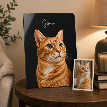 Personalized Dog Metal Wall Art – Custom Pet Portrait From Photo Gift For Dog Mom THUC99