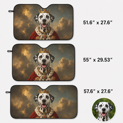 Custom Dog Car Windshield Sunshade, Dog Dad Car Interior Gift THUC99