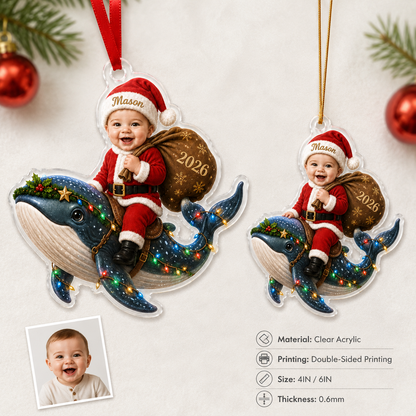 Custom Photo Baby Animal Whale