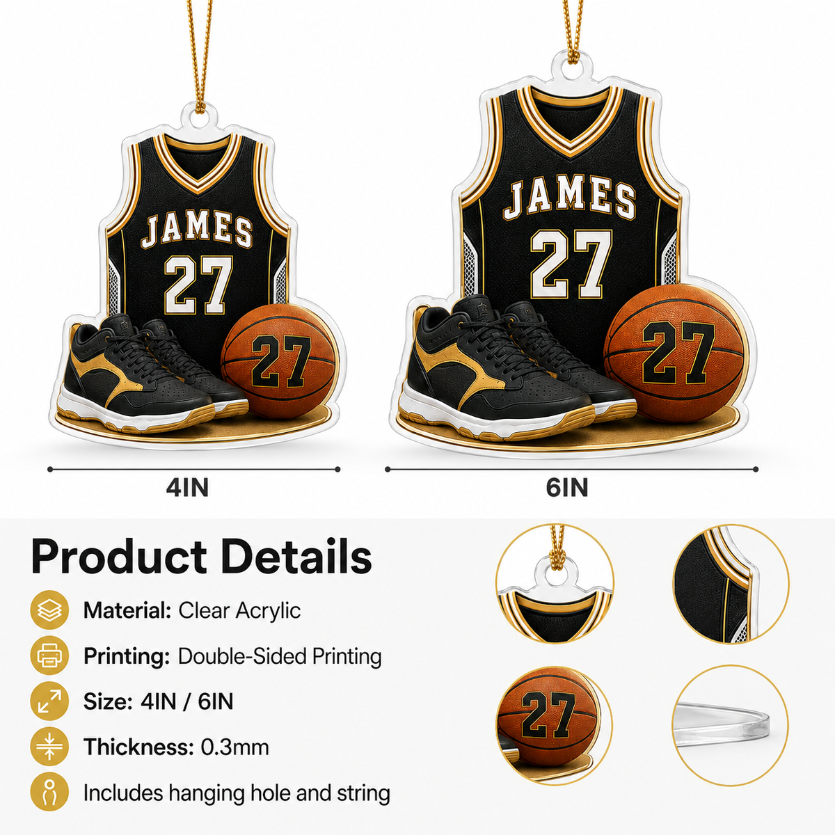 Basketball Acrylic Style 7