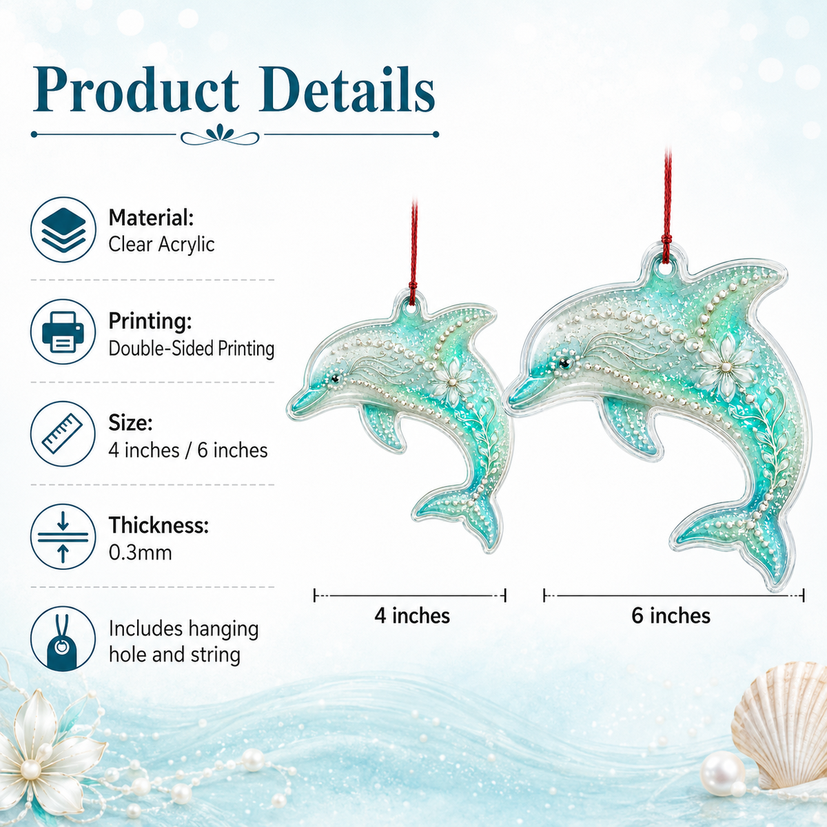 Summer Ocean Animals Dolphin