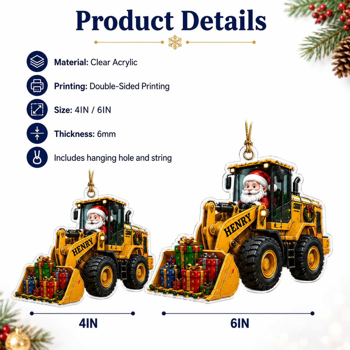 Santa Vehicle Front Loader