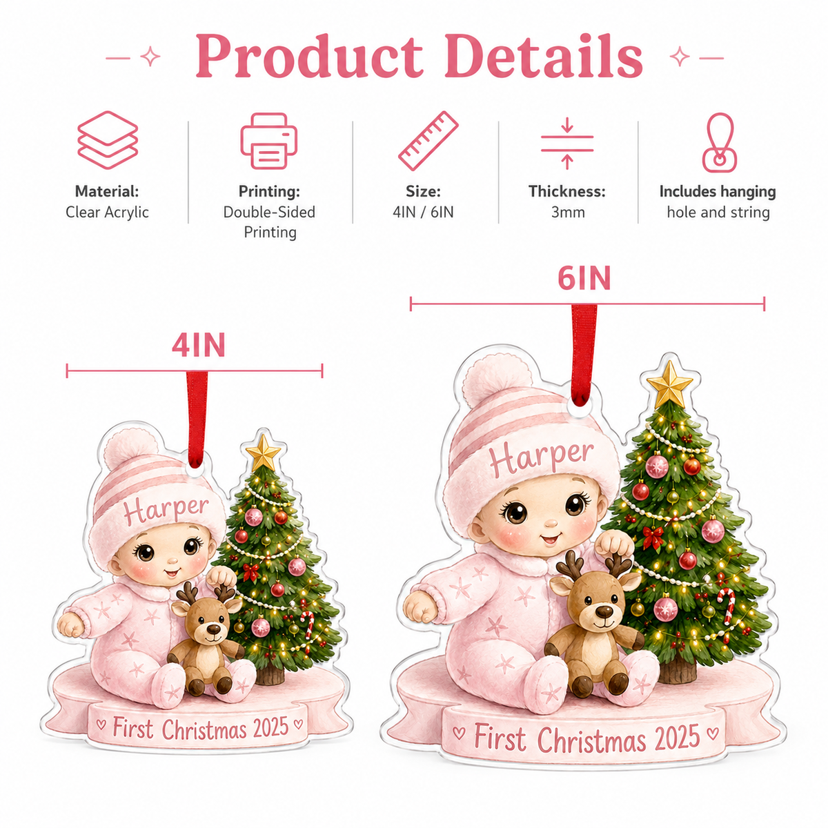 Baby Xmas Pink