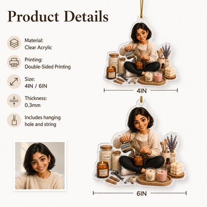 Custom Photo Hobbies Acrylic - Candle Making