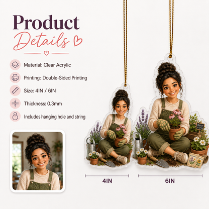 Custom Photo Hobbies Acrylic - Gardening