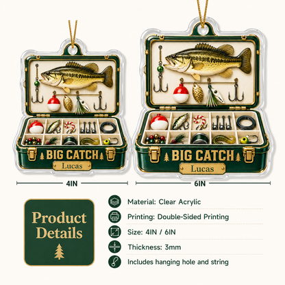 Personalized Fishing Big Catch Acrylic