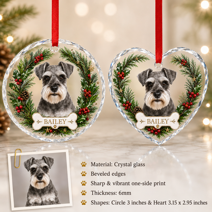 Custom Photo Dog Xmas Style 3
