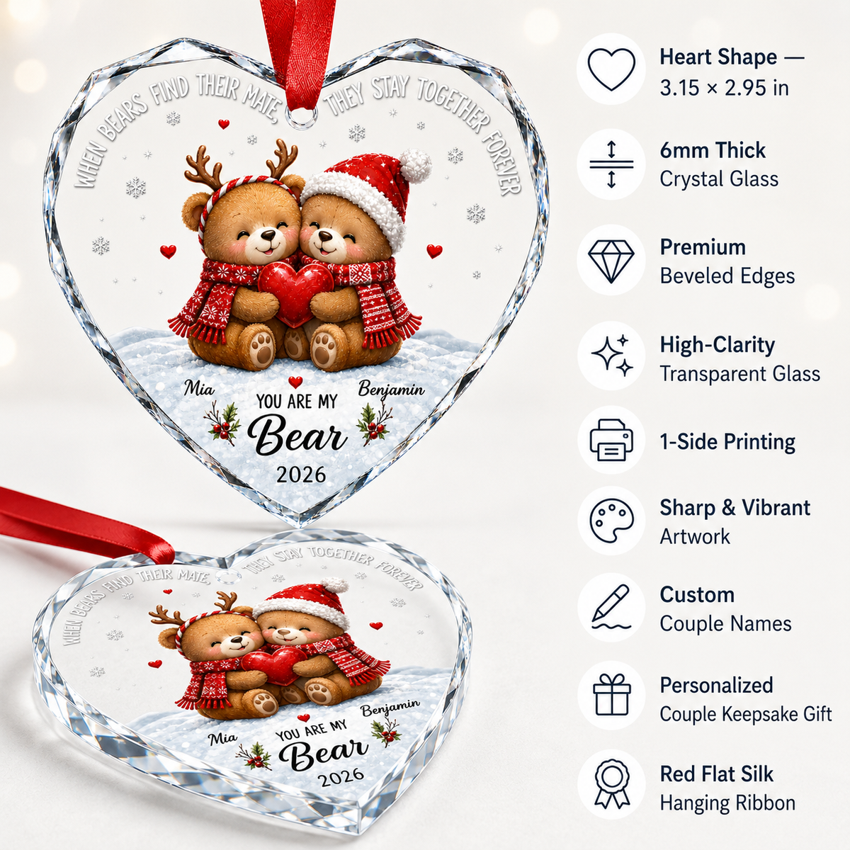 Custom Animal Couple Bear