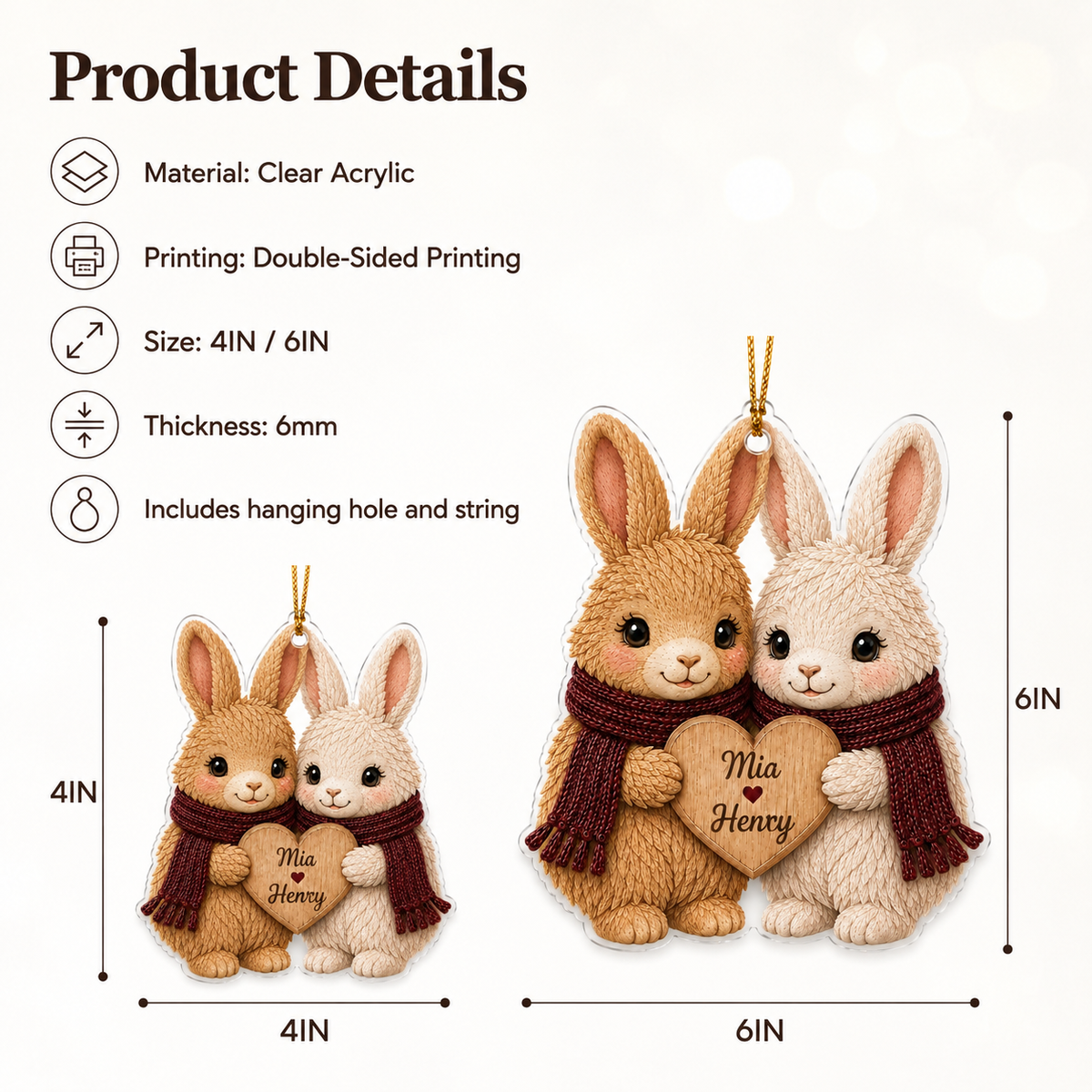 Couple Animal Rabbit
