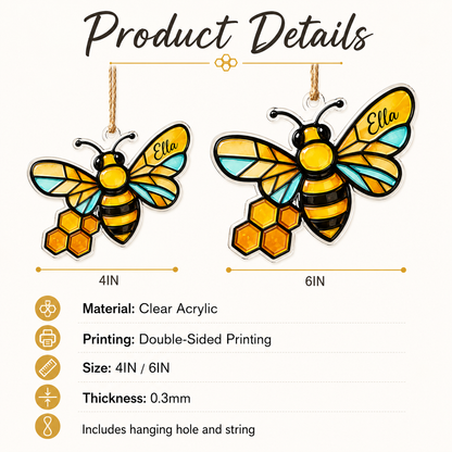 Bee Floral Style 1